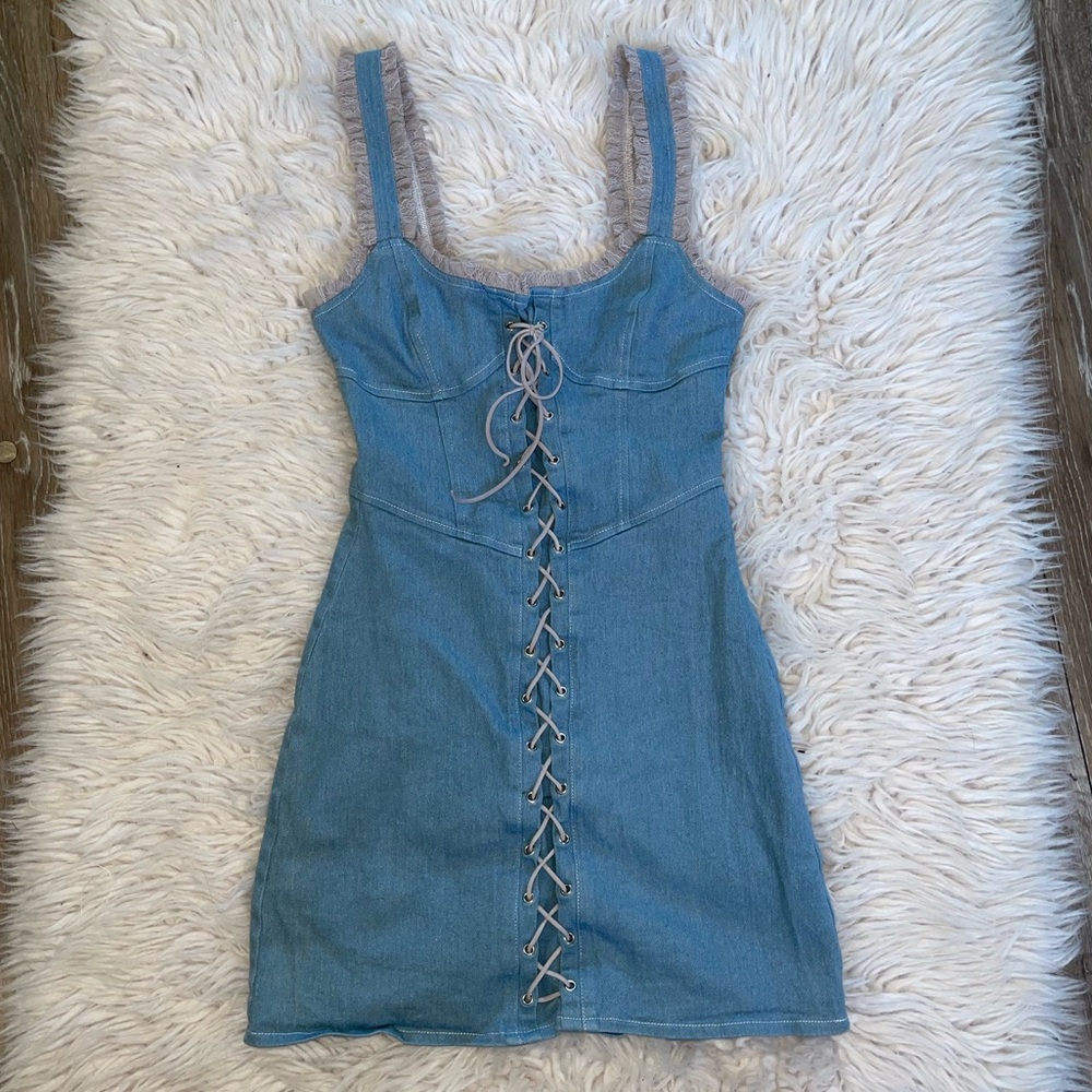 TIGER MIST denim dress